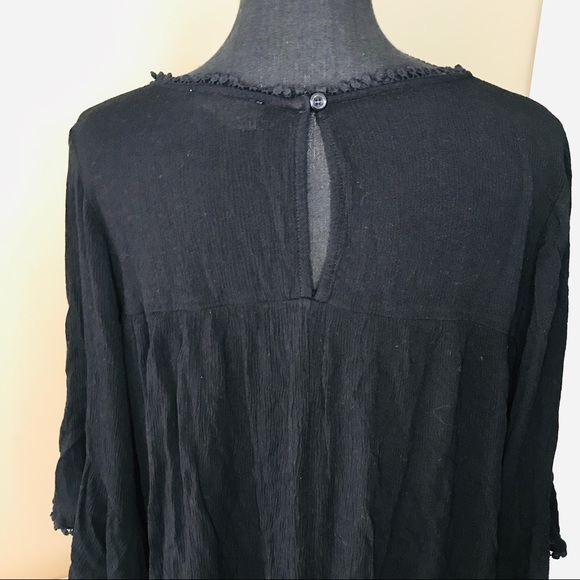 Just Found Boho Embroidered Lace Tunic Dress 2X - Picture 6 of 11